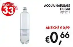 Superstore Coal Acqua naturale Fiuggi offerta
