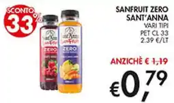 Superstore Coal Sanfruit zero Sant'Anna offerta