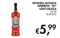 Superstore Coal Aperitivo "25" Sant'Orsola offerta