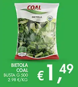 Coal Bietola Coal offerta