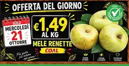Coal Mele Renette Coal offerta