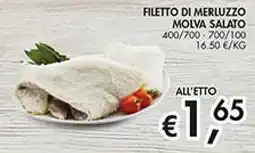 Coal Filetto di merluzzo molva salato offerta