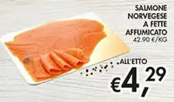 Coal Salmone norvegese a fette affumicato offerta