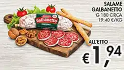 Coal Salame Galbanetto offerta