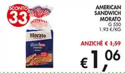 Coal American Sandwich Morato offerta