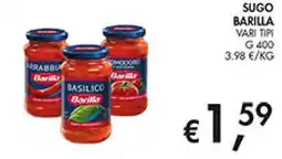 Coal Sugo Barilla vari tipi offerta