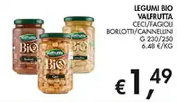 Coal Legumi bio Valfrutta Ceci/Fagiolì Borlotti/Cannellini offerta