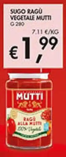 Coal Sugo Ragù Vegetale Mutti offerta