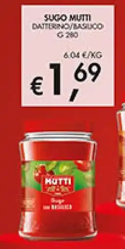 Coal Sugo Mutti Datterino/Basilico offerta