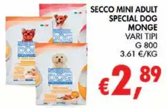 Secco mini adult special dog monge
