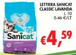 èccoMI Lettiera Sanicat Classic Lavanda offerta