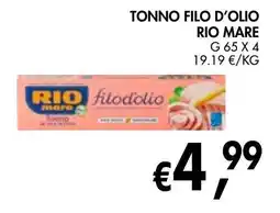 èccoMI Tonno filo d'olio Rio Mare offerta