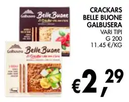 èccoMI Crackers Belle Buone Galbusera offerta