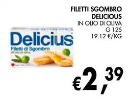 èccoMI Delicius Filetti di Sgombro all'olio di oliva offerta