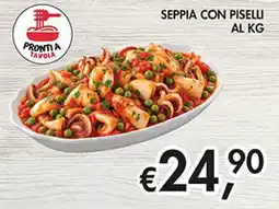 Superstore Coal Pronta a tavola seppia con piselli offerta