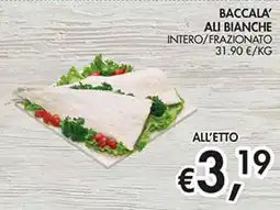 Superstore Coal Baccalà' ali bianche offerta
