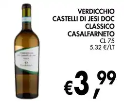 èccoMI Verdicchio Castelli di Jesi DOC Classico Casalfarneto offerta