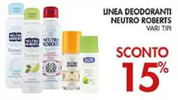 Superstore Coal Deodoranti Neutro Roberts offerta