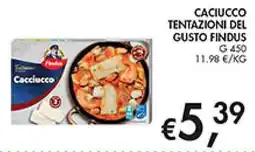Coal Cacciucco Tentazioni del Gusto Findus offerta