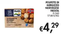 Coal Polpette di pesce di merluzzo norvegese Frost offerta