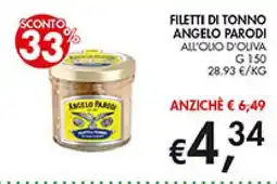 Coal Filetti di tonno Angelo Parodi all'olio d'oliva offerta