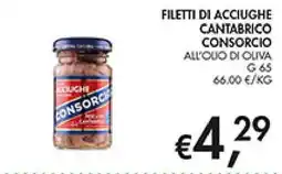 Coal Filetti di acciughe cantabrico consorcio offerta