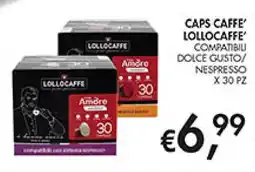 Coal Caps Caffè Lollocaffe compatibili Dolce Gusto/Nespresso offerta