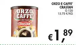 Coal Orzo e caffè Crastan offerta