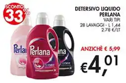 Superstore Coal Detersivo liquido Perlana offerta