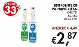 Superstore Coal Detergente Cif infinitive clean offerta