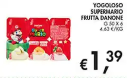 Coal Yogolo Super Mario Frutta Danone offerta
