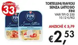 Coal Tortellini/ravioli senza lattosio Fini offerta