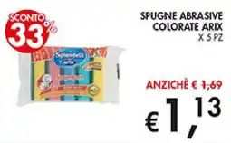 Coal Spugne abrasive colorate Arix offerta