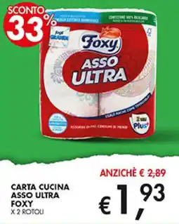 Coal Carta cucina asso ultra Foxy offerta