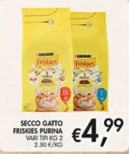Coal Secco gatto Friskies Purina offerta