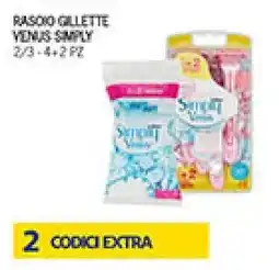 Coal Rasoio Gillette Venus Simply offerta