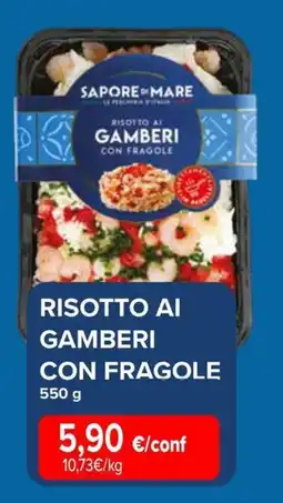 Sapore di Mare Sapore di mare risotto ai gamberi con fragole offerta
