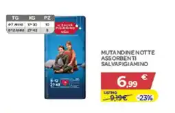Bimbo Store Mutandine notte assorbenti Salvapigiamino offerta