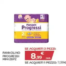 Bimbo Store Pannolino Progressi Mini offerta