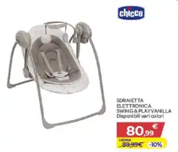 Bimbo Store Chicco sdraietta elettronica swing & play vanilla offerta