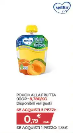 Bimbo Store Pouch alla frutta Mellin offerta