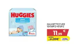 Bimbo Store Huggies salviette pure offerta