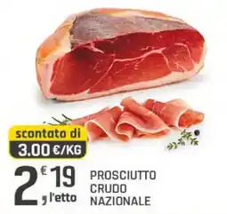 Supermercati Dok Prosciutto crudo nazionale offerta