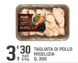Supermercati Dok Tagliata di pollo Midelizia offerta