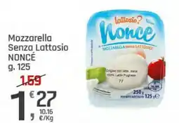 Supermercati Dok Mozzarella Senza Lattosio NONCÉ offerta