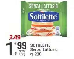 Supermercati Dok Sottilette Senza Lattosio offerta