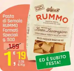 Supermercati Dok Pasta di Semola RUMMO offerta