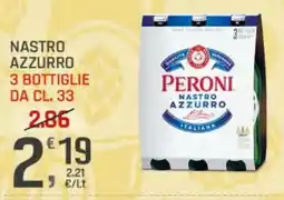 Supermercati Dok Peroni Nastro Azzurro offerta
