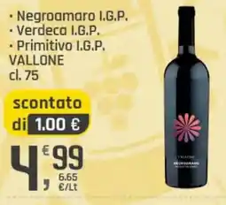 Supermercati Dok Vallone Negroamaro offerta