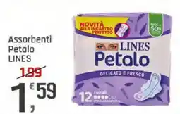 Supermercati Dok Assorbenti Petalo LINES offerta
